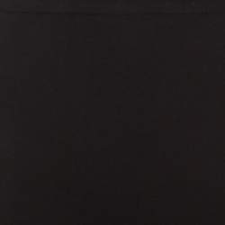 Pre Owned Escada Black Silk Ruched Back Asymmetric Pencil Skirt M