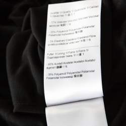 تنورة اسكادا رونيا مستقيمة تريكو مرن ديرابية بطيات أمامية أسود XL