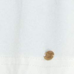 Pre Owned Escada Buttercream Stretch Knit Long Sleeve Jersey Top XXL 