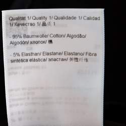 Pre Owned Escada Black Stretch Denim Teresa Straight Leg Jeans S