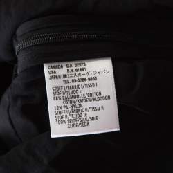 Pre Owned Escada Brown Floral Cotton Lace Babydoll Top L