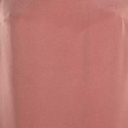 Pre Owned Escada Litchi Pink Silk Asymmetric Hem Strapless Gunn Evening Gown M