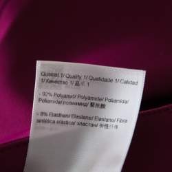Escada Tourmaline Pink Stretch Crepe Tailored Tygan Trousers XL