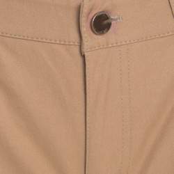 Pre Owned Escada Brass Brown Stretch Denim High Rise Straight Leg Tessa Jeans M