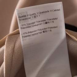 Escada Blush Pink Crepe Straight Leg Tovey Trousers M