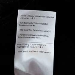 Pre Owned Escada Bicolor Floral Jacquard Cotton Silk Doren Corset Dress M