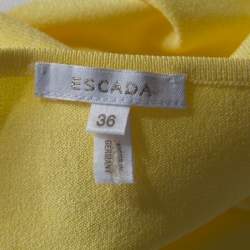 Escada Multi Colour Striped Knit Sleeveless Top M 