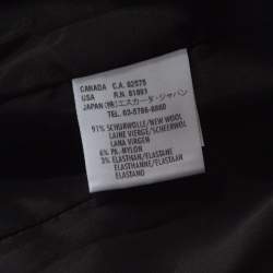 Pre Owned Escada Black Wool Safari Pocket Detail Jacket M 