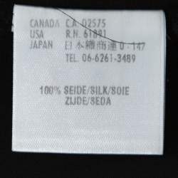 Pre Owned Escada Black Silk Sleeveless Tank Top XL 