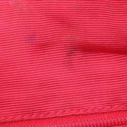 Pre Owned Escada Pink Textured Leather Shoulder Bag