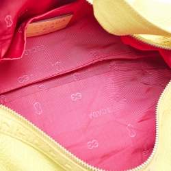 Escada Bright Yellow Leather Eluna Shoulder Bag