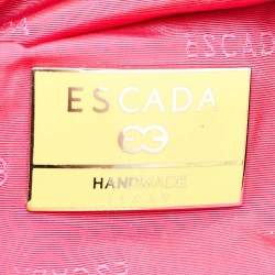 Escada Bright Yellow Leather Eluna Shoulder Bag