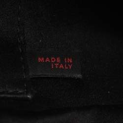 Pre Owned Escada Tricolor Tweed Wristlet Clutch