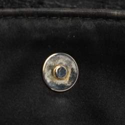 Pre Owned Escada Tricolor Tweed Wristlet Clutch