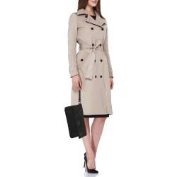 Pre Owned Escada Tricolor Tweed Wristlet Clutch