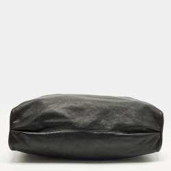 مملوكة مسبقًا Escada Chain Black Leather Hobo