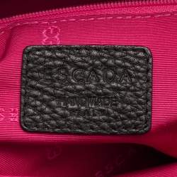 Pre Owned حقيبة يد إسكادا جيب أمامي جلد أسود