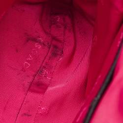 Pre Owned حقيبة يد إسكادا جيب أمامي جلد أسود