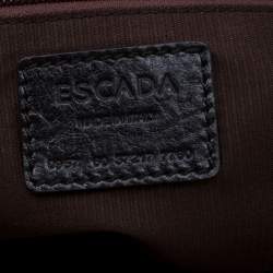Escada Camouflage Canvas Shoulder Bag
