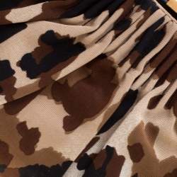 Escada Camouflage Canvas Shoulder Bag