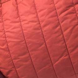 Pre Owned Escada Orange Nylon and Leather Shoulder Bag