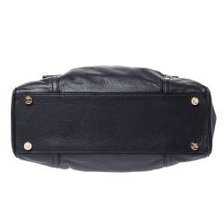 Escada Black Leather Top Handle Bag