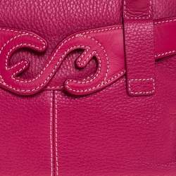 Pre Owned Escada Pink Leather Satchel