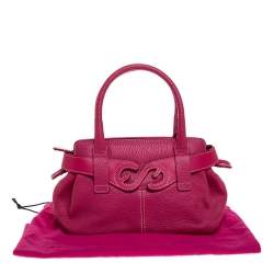 Pre Owned Escada Pink Leather Satchel