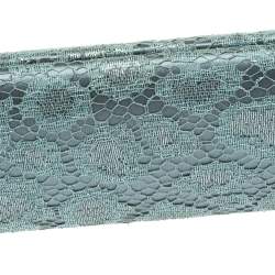 Pre Owned Escada Powder Blue Lace and Satin Chain Clutch