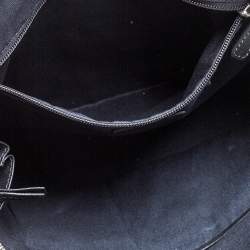 Pre Owned Escada Black Leather Dome Satchel