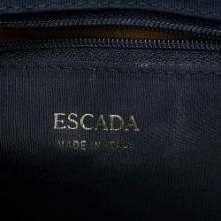 Pre Owned Escada Black Nylon Bow Crossbody Bag