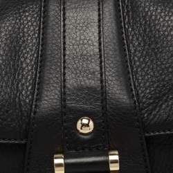 Pre Owned Escada Black Leather Shoulder Bag