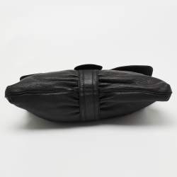 Pre Owned Escada Black Leather Shoulder Bag