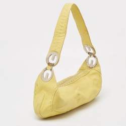 Pre Owned Escada Yellow Leather Eluna Bag