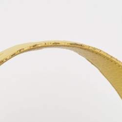 Pre Owned Escada Yellow Leather Eluna Bag