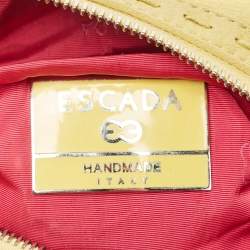 Pre Owned Escada Yellow Leather Eluna Bag