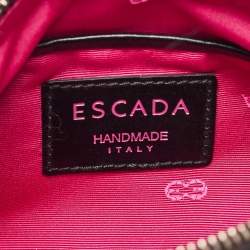 Pre Owned Escada Brown/Black Fur and Leather Shoulder Bag