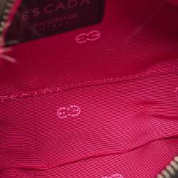 Pre Owned Escada Brown/Black Fur and Leather Shoulder Bag