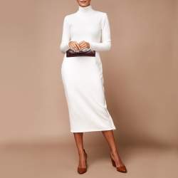 Pre Owned Ethan K Red Crocodile K Flap Clutch