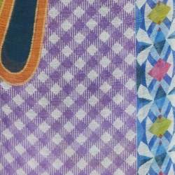 Etro Blue Paisley Print Modal Blend Scarf