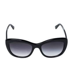 Pre Owned Etro Black/ Grey Gradient ET644S Cat Eye Sunglasses