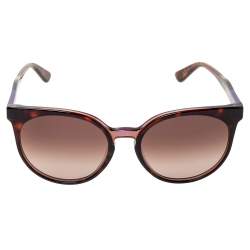 Pre Owned Etro Purple Havana Gradient ET660S Cat Eye Sunglasses