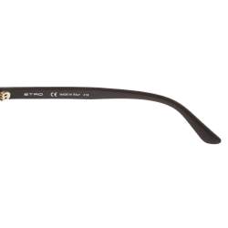 Pre Owned Etro Brown/Orange Paisley Gradient ET108S Cat Eye Sunglasses