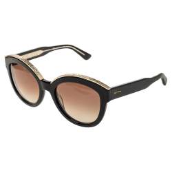 Etro Black/Gold Gradient ET604S Cat Eye Sunglasses