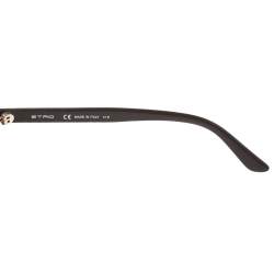 Pre Owned Etro Brown/Orange Paisley Gradient ET108S Cat Eye Sunglasses