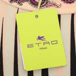 Pre Owned Etro Multicolor Printed Wool Dress L