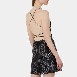 Etro Multicolor Sequin Emberllished Mini Dress IT 40