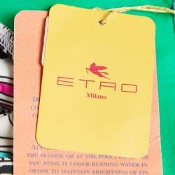Etro Multicolor Printed Jersey Swimsuit M