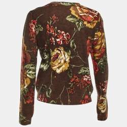 Pre Owned Etro Multicolor Printed Wool Sweater L