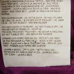 مملوكة مسبقًا فستان إيترو قصير بكسرات جيرسي وردي مغنطيسي مقاس كبير (لارج)